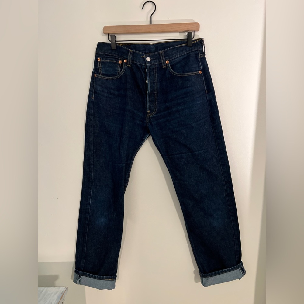 Levi’s 501 button fly jeans